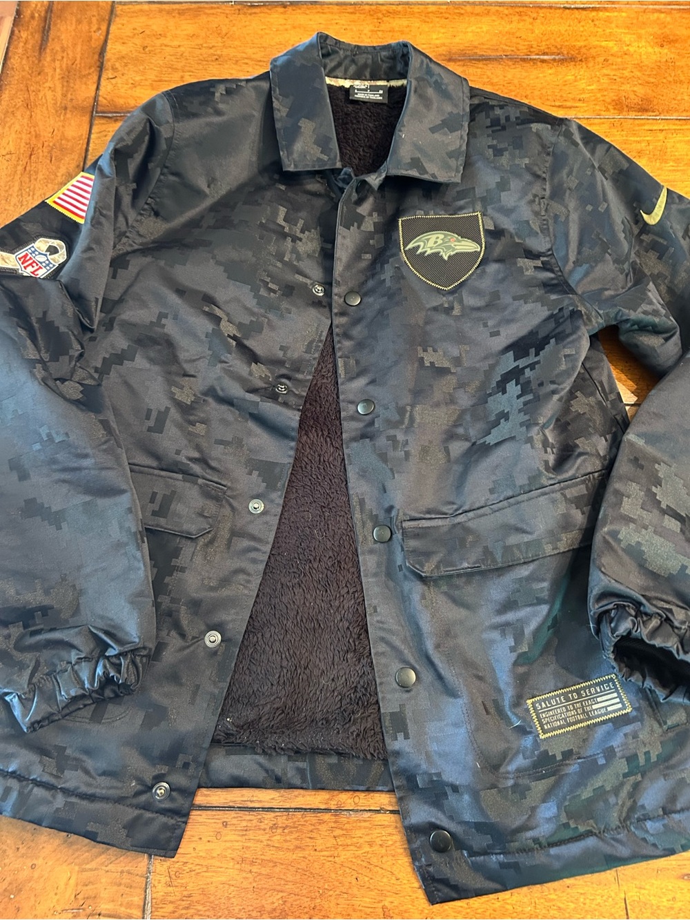Baltimore Ravens Black Salute to Service jacket